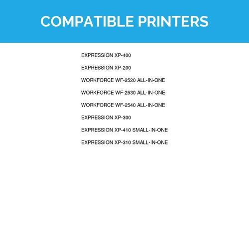 4pk Set T200XL120 200XL 200 Black & Color Printer Ink Cartridge for Epson XP-300 - Picture 7 of 7