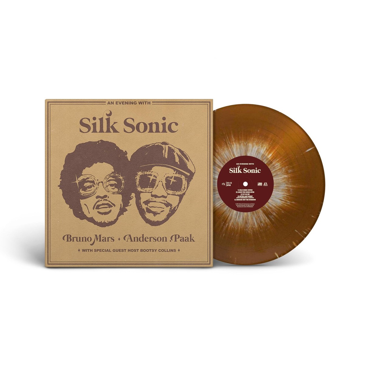 silk sonic bruno mars レコード　2枚セット Bruno Mars, Anderson .Paak, Silk Sonic - An Evening With Silk