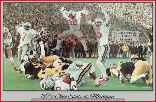 OHIO STATE v MICHIGAN 1975 PRINT FROM type 1 (4 sizes) - 第 1/1 張圖片