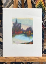 "Earth Scape VII" by Martin E. Waldera. Original oil painting. Signed by artist.