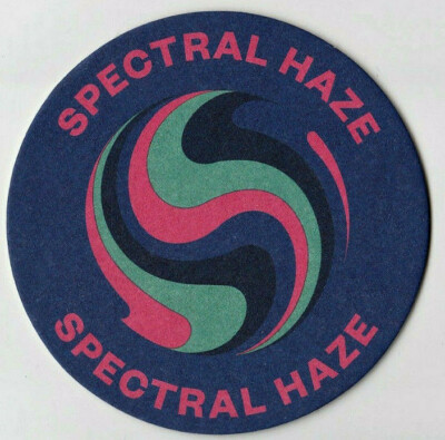 Blue Point Brewing Co Spectral Haze Into The Point  Beer Coaster Patchogue NY