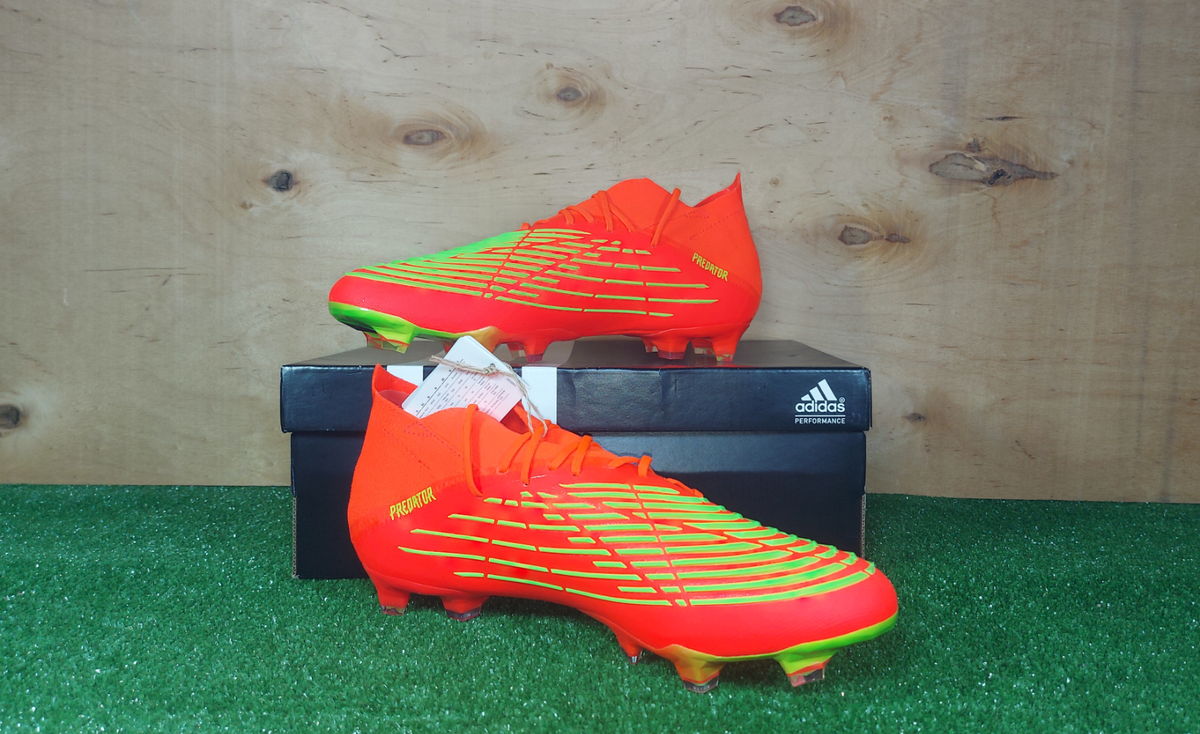 Adidas Predator Edge.1 FG Cleats Men\'s Soccer Shoes Solar Red GW1029 Size 10 NIB adidas Predator Edge.1 Turf Soccer Shoes (Solar Red/Solar Green) main image 2