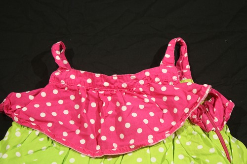 Gymboree Top Multi Color Polka Dot Sleeveless Girls Size 6 100% Cotton - Picture 2 of 5
