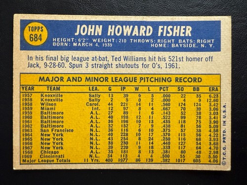 1970 Topps Baseball Cards - Singles - You Pick (Card #'s 501-720)- Free Shipping - Picture 256 of 318