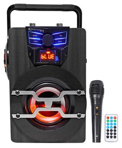 karaoke music system with mic