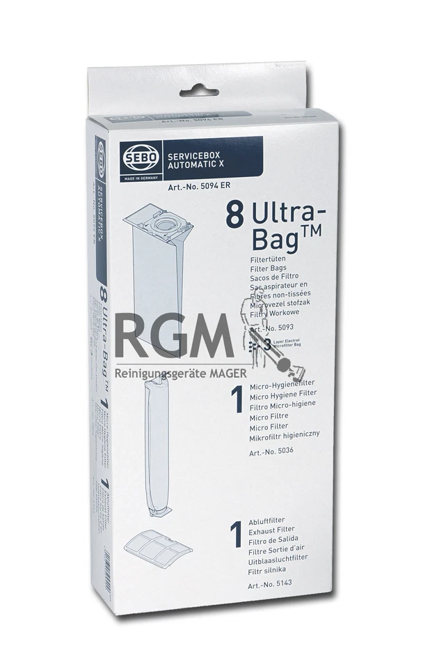 *** Service Box SEBO automatic X1 und X2 - 5094  *** - Bild 2 von 2