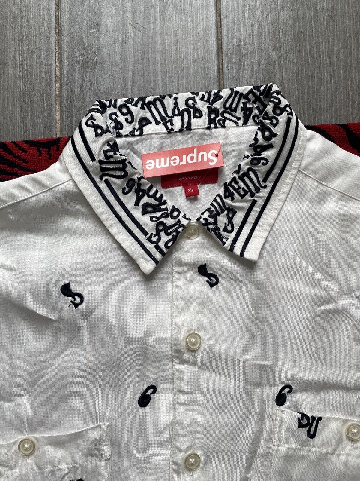 Supreme Nouveau Embroidered S/S Shirt | eBay