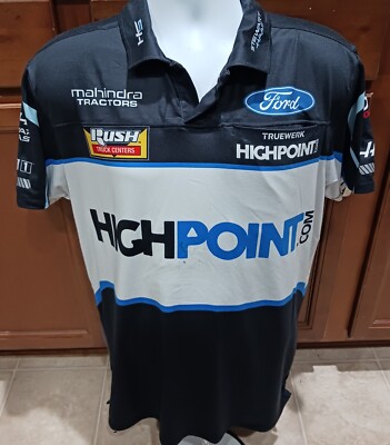 Stewart-Haas Racing Large High Point Ford Briscoe Race Used Crew Shirt NASCAR