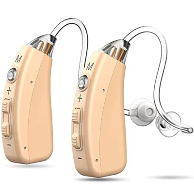 NANO Style Rechargeable Hearing Device Set 2 Program High - Definition Sound
