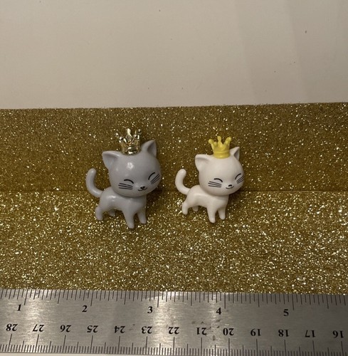 Barbie Extra White Kitty Cat with Yellow Crown Set Of 2 Kittens