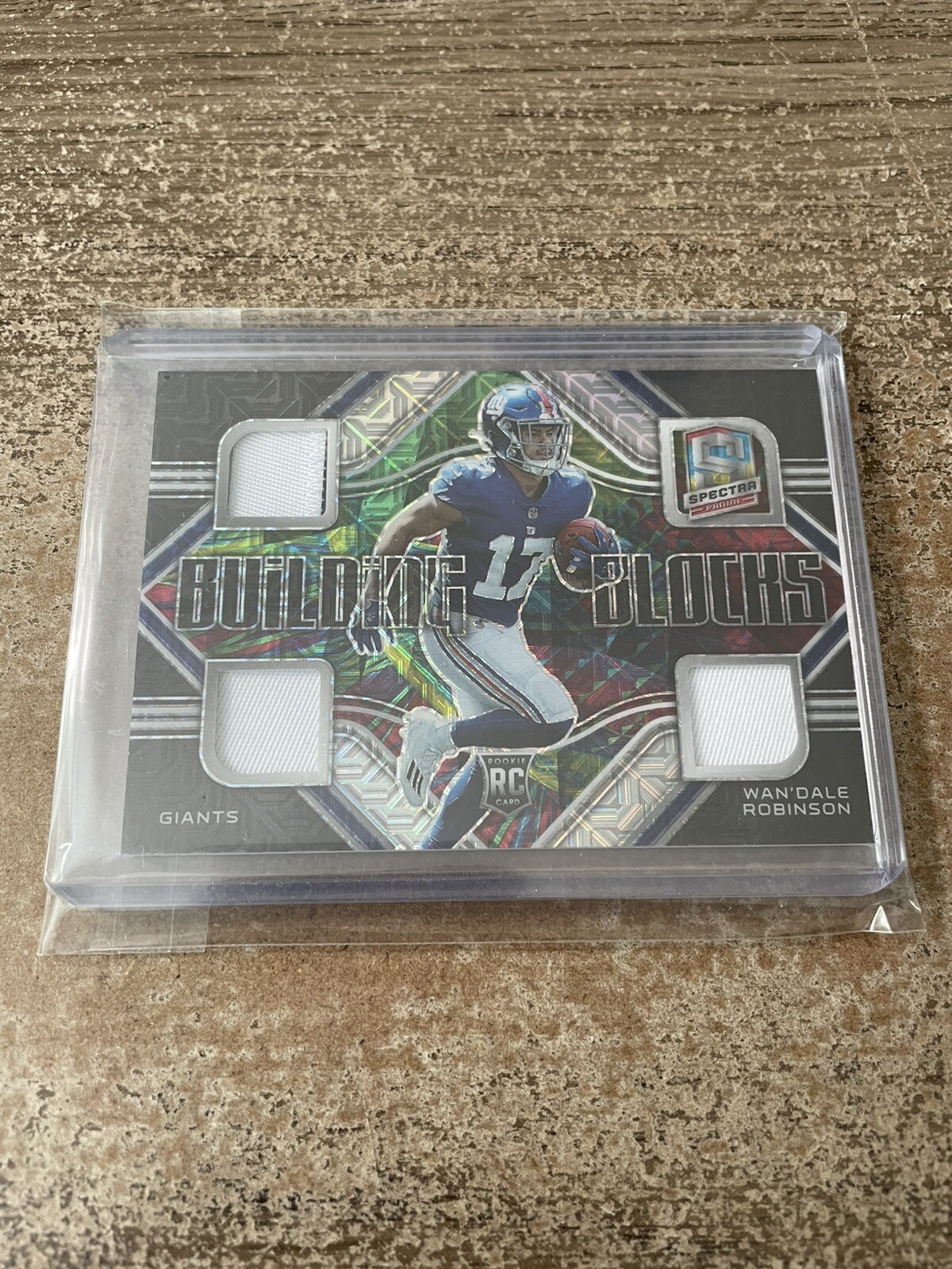 Wan'Dale Robinson Panini Spectra Building Blocks Memorabilia #BBLWDR Base
