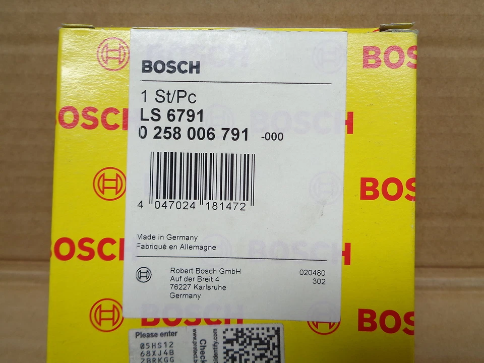 NUOVO ORIGINALE BOSCH 0258006791 SENSORE LAMBDA RENAULT MEGANE SCENIC LS6791 - Immagine 3 di 3