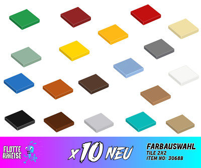 10x LEGO 3068   10x 2x2 Tile   Fliese    Farbauswahl 