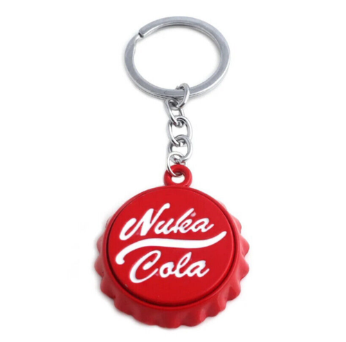 Fallout Nuka Cola Themed Bottle Opener Keychain - 第 1/3 張圖片