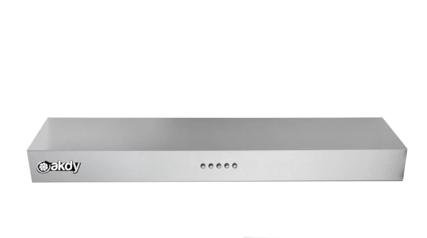 AKDY 30 in. 217 CFM Ducted Under Cabinet Range Hood in Stainless Steel with LED - Image 2 of 4