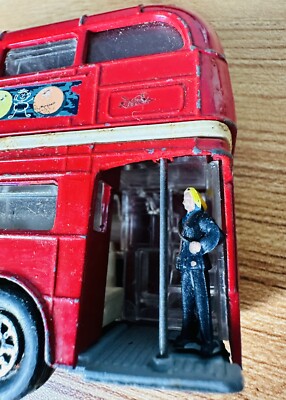 Vintage 904525 Red Corgi Toys Double Decker Bus London Transport