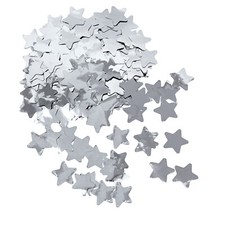 Stern Konfetti in Silber Tisch Streu Deko Weihnachten Geburtstag Hochzeit Party