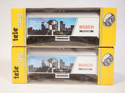 2x Märklin H0 4415 Tele Zug Bosch Telecom Digital Multipoint System DMS in OVP