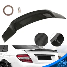 Carbon Fiber Style Duckbill Trunk Spoiler For Mercedes Benz W204 C250 C300 08-14