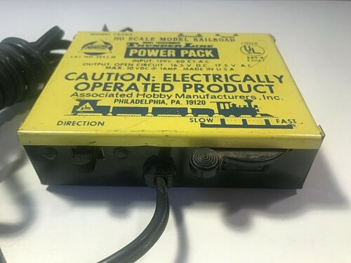 Vintage Thunder Line Power Pack Model 70203 Train Transformer Railroad HO Scale - Picture 3 of 8