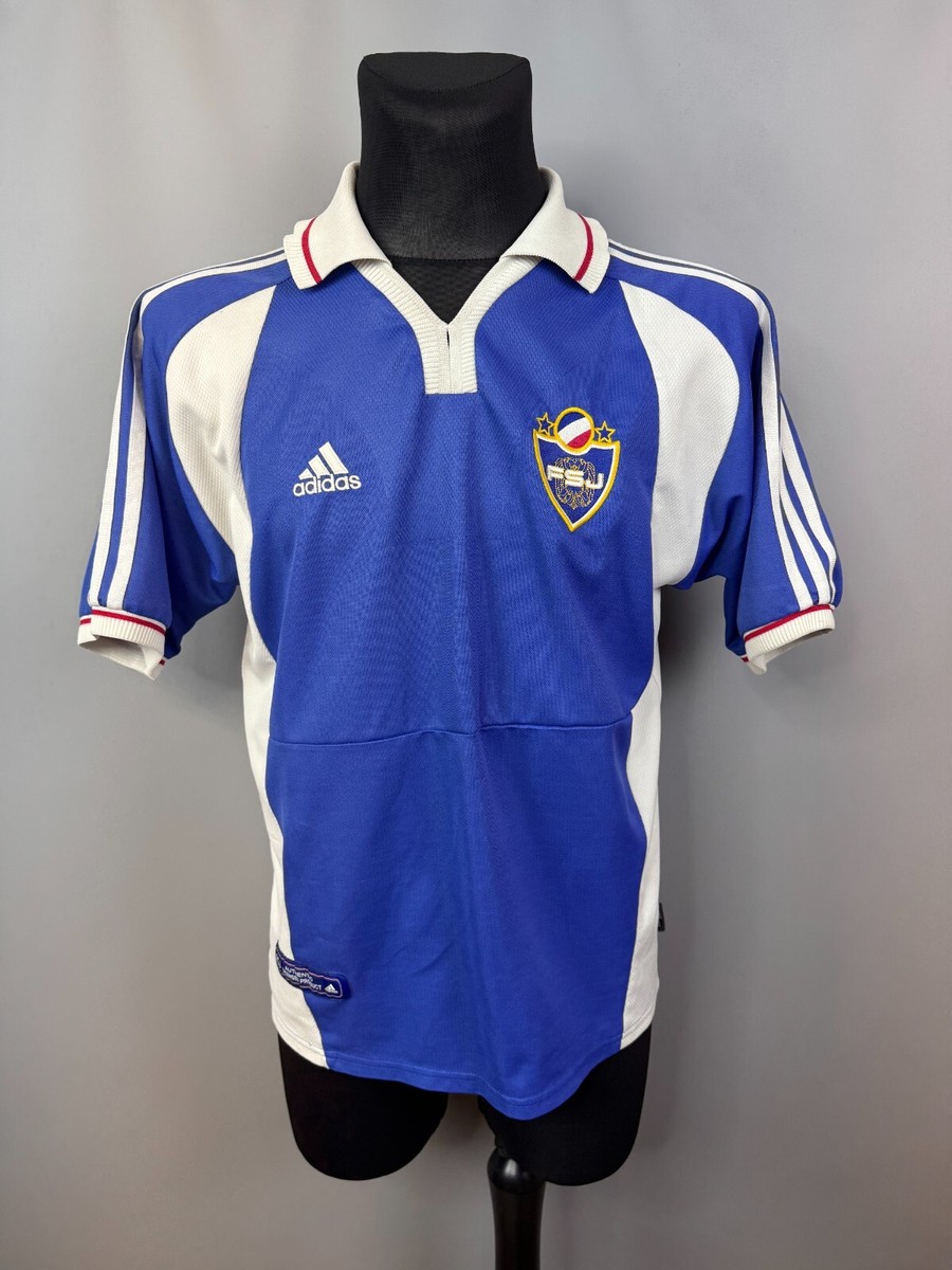 YUGOSLAVIA 2000 2001 HOME SHIRT FOOTBALL SOCCER JERSEY ADIDAS MENS