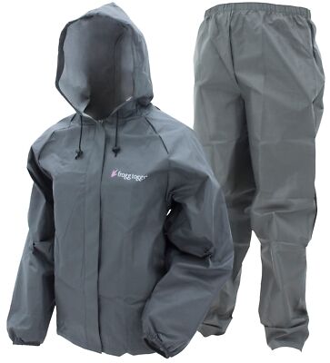 Women's Lightweight Ultra-Lite2 Waterproof Rain Suit with Hood Small,Carbon