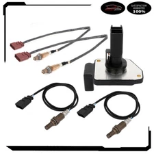 For 02-2005 Audi Allroad Quattro 4pcs Oxygen o2 Sensor + Mass Airflow MAF Sensor