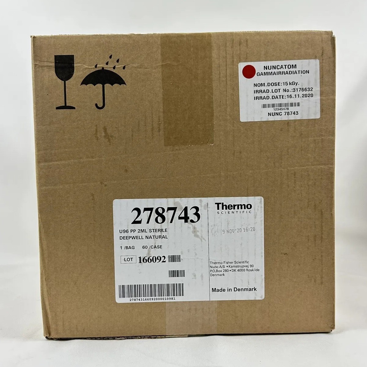 Thermo Scientific U96 PP 2ML Sterile Deepwell Natural Plates