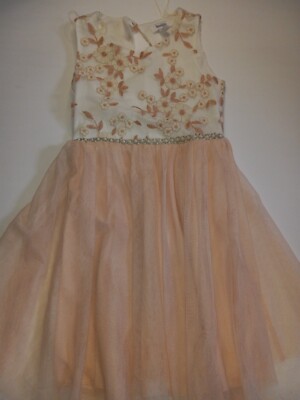 EASTER Dresses! Beige and Light Pink Dress with Floral Patterns Size 10 | eBay EASTER Dresses! Beige and Light Pink Dress with Floral Patterns Size 10 | eBay
