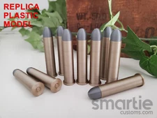 25 - FAKE .45-70 Government Ammo Cartridges - Accurate Size Plastic Replica