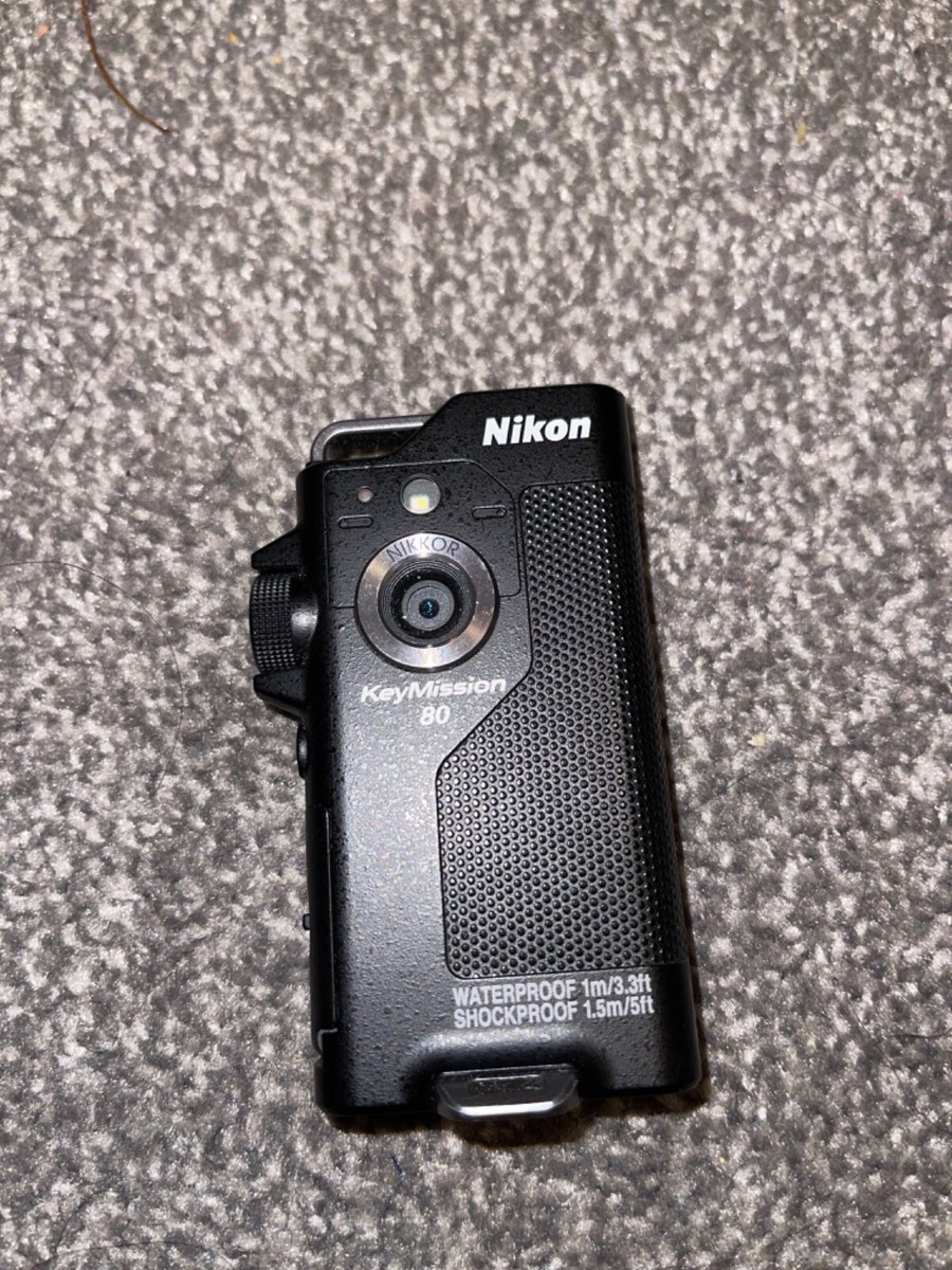 Nikon Waterproof Wearable Camera KeyMission 80 BK Black 12.35MP