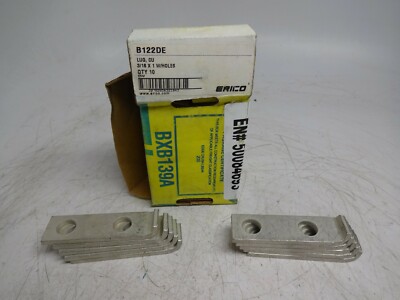 Erico B122DE tinned copper lug 1/8'' x 1'', box of 10 