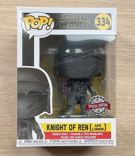 Funko Pop Star Wars Knight Of Ren Arm Cannon #334 + Free Protector
