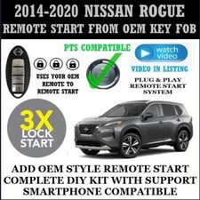 3x Lock Plug Play Remote Starter Fits Nissan Rogue 2016 Push To Start