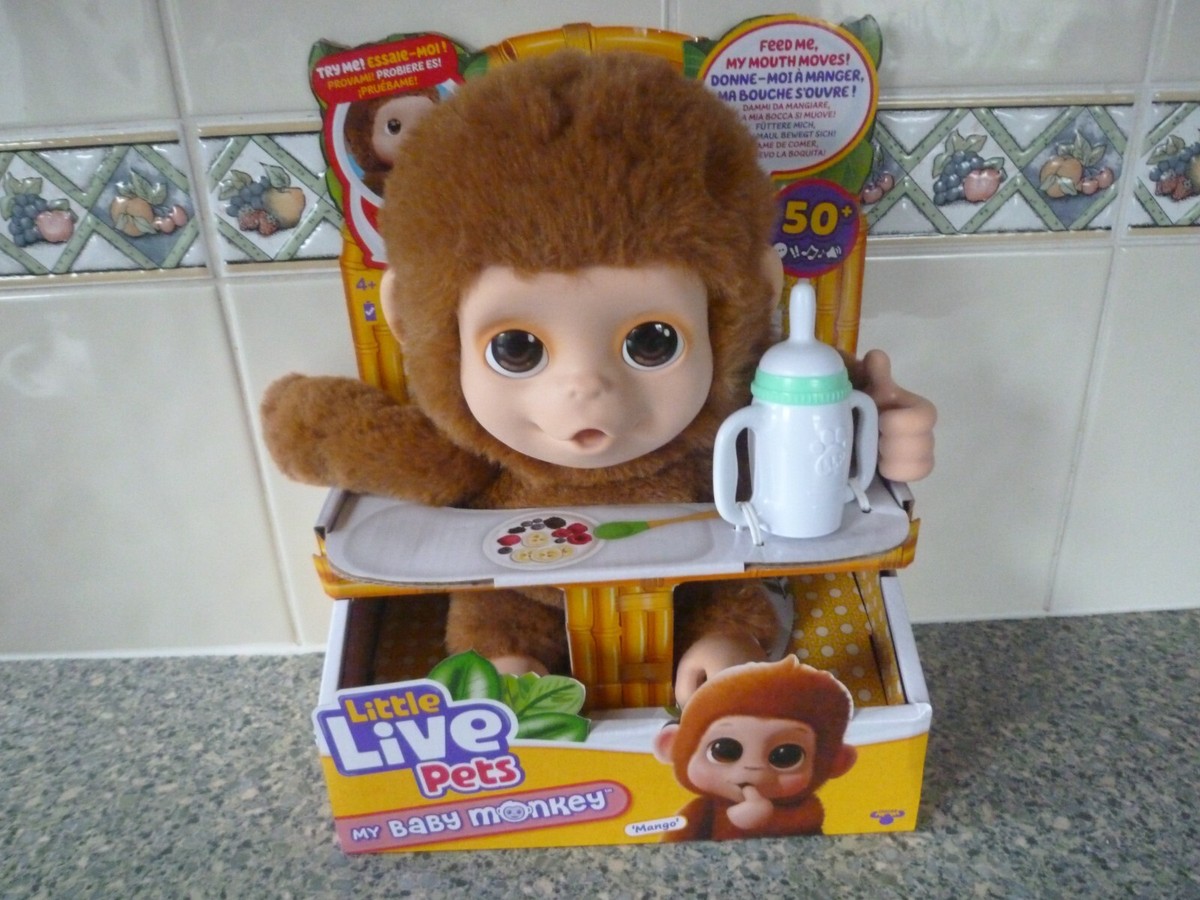 Pet Monkey Monkey Toy That Moves Little Live Pets My Baby Monkey