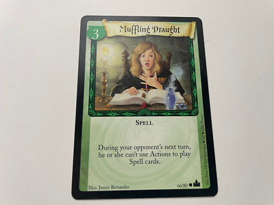 Harry Potter TCG Muffling Draught #66/80 Card Common Adventures at Hogwarts