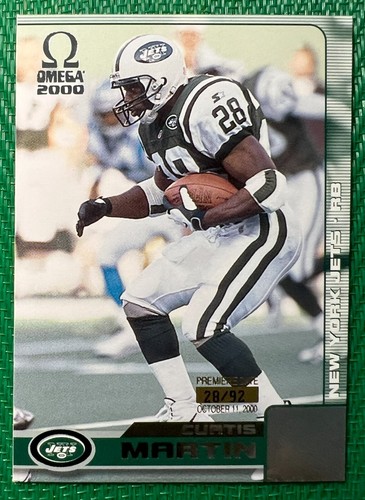 2000 Pacific Omega Premiere Date #94 (#28 of 92) Curtis Martin - FREE SHIPPING