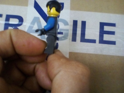 Lego Mini Figure Mexican with Black Hair - Picture 3 of 3