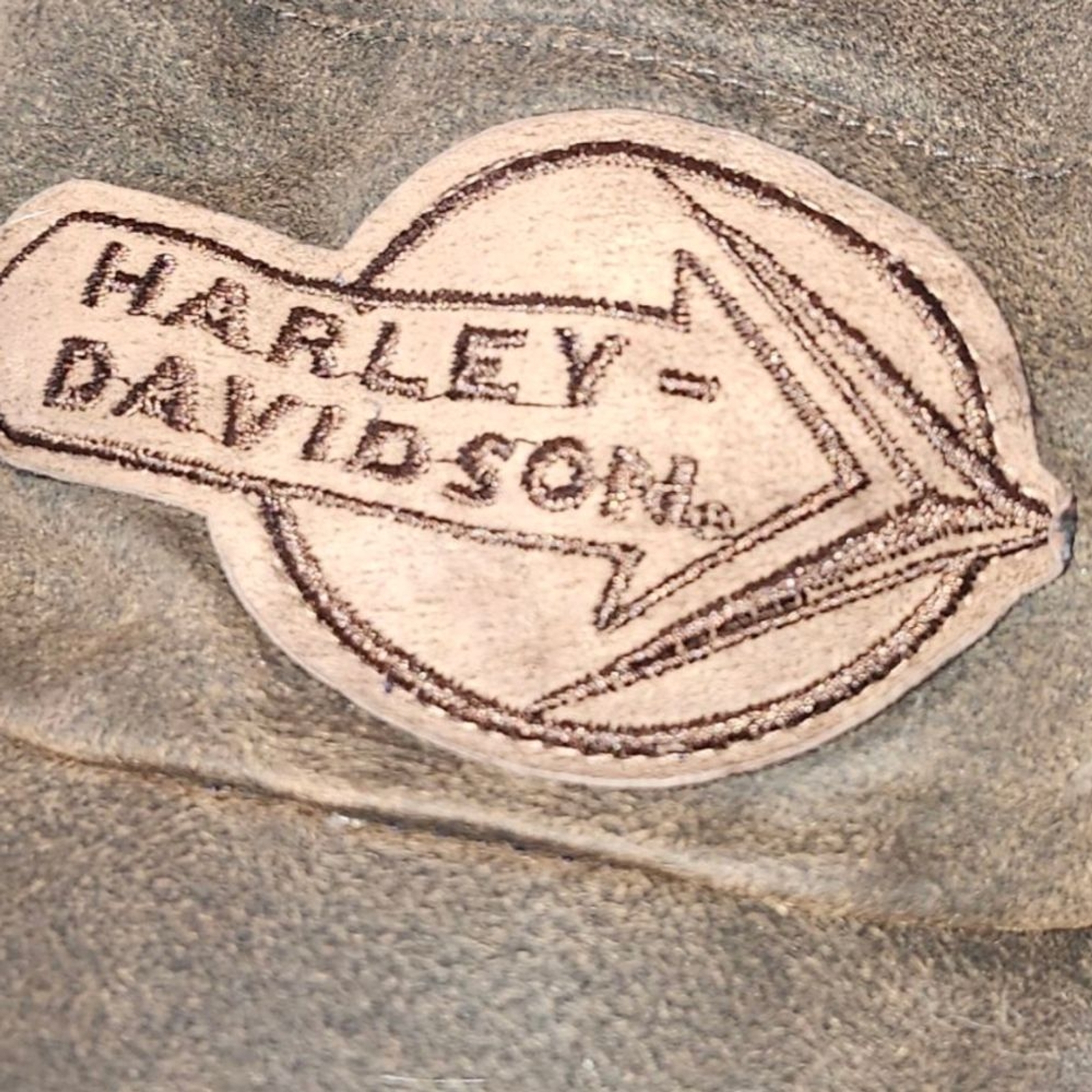 Harley-Davidson Brown Logo Patch Painter Cap Sz. … - image 10