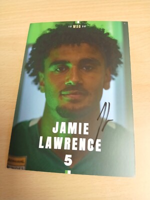 Signed Postcard Jamie Lawrence WSG Tirol NEW 