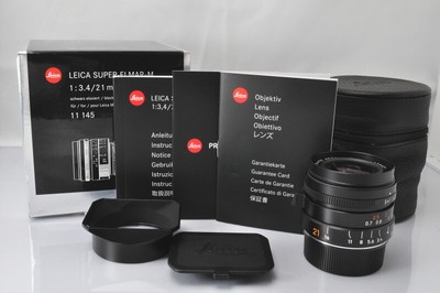 Leica Super Elmar M 21mm F 3 4 Asph 6bit Lens W Box O O 47 Ebay