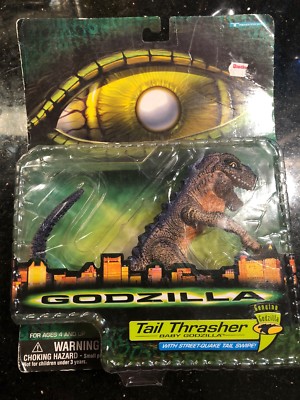 Godzilla Tail Thrasher Baby Godzilla 1998 New Wear On Card Trendmasters