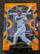 2021 FOTL Panini Select Concourse Marcus Semien 10/18 SP Orange Pulsar Prizm 🔥