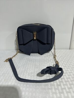 LIKE DREAMS Vegan Leather Crossbody Bow Bag 7X5