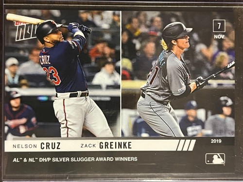 2019 Topps Now OS-44 Nelson Cruz / Zack Greinke
