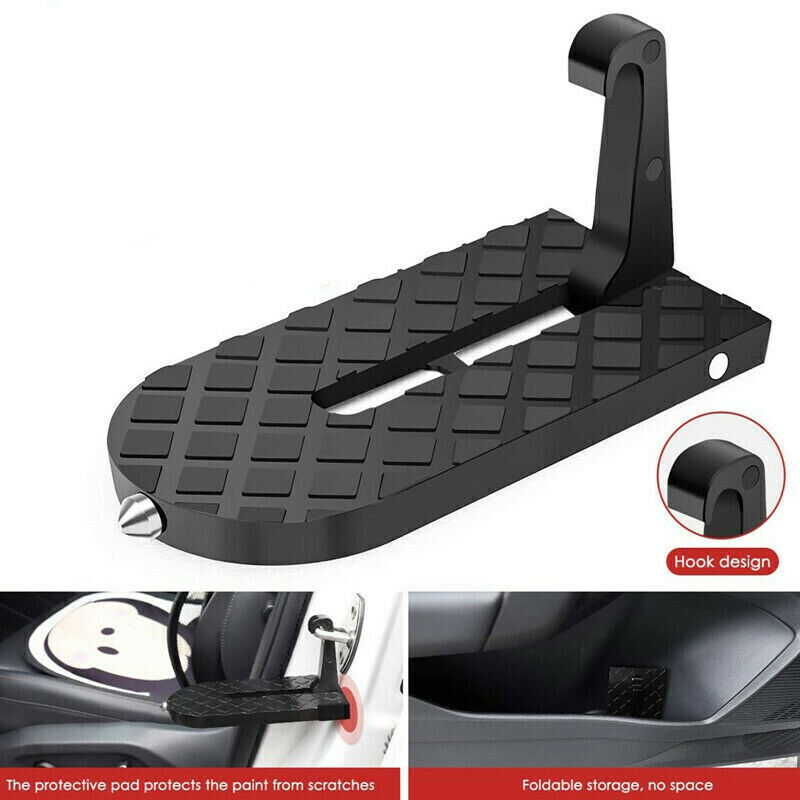 Folding Car Door Latch Hook Step Mini Foot Pedal Ladder For Car Roof eBay