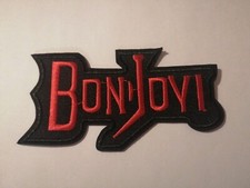 Bonjovi Jon Bon Jovi Band Big Sew or Iron  on Embroidered Patch ??