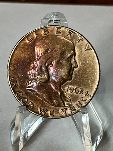 1962-D Franklin Silver Half Dollar  #6-12 X-FINE COMES AS SHOWN