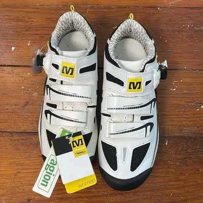 Mavic White Women s Cycling Shoe Scorpio 12 37 1/3 USA 6 NWT CS