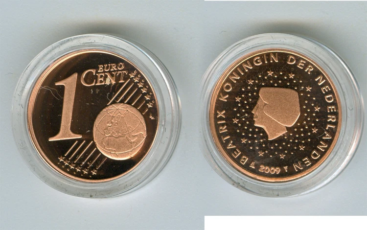 Niederlande  1 Cent  PP/Proof  (Wählen Sie zwischen den Jahrgängen: 1999-2019) - Bild 1 von 1